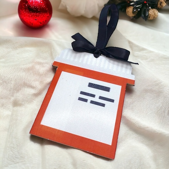 Handmade 2024 Prescription Bottle Ornament - Personalized Pharmacist Fun Gift! - Picture 9 of 9